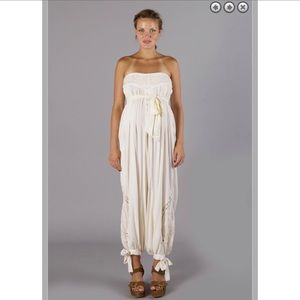 Fillyboo “Zippora Jumpsuit" Cream S/M
